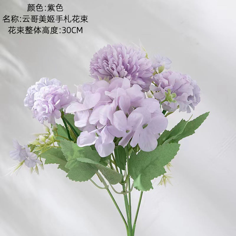 artificial flower bouquet 7-pronged simulated flower Peony bouquet Plastic flower, daisy flower Silk flower Dried flower Home decoration