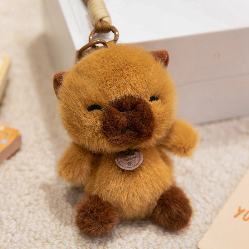 Animal pendant doll keychain wholesale bag hand rope plush toy birthday gift girl doll