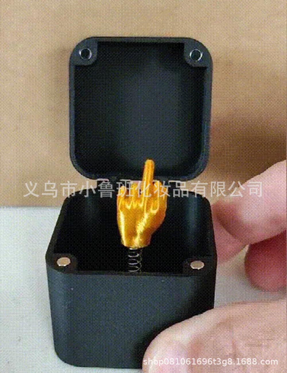 3D Printed Middle Finger Surprise Gift Box Spoof Middle Finger Surprise Gift Box Whole Person Toy