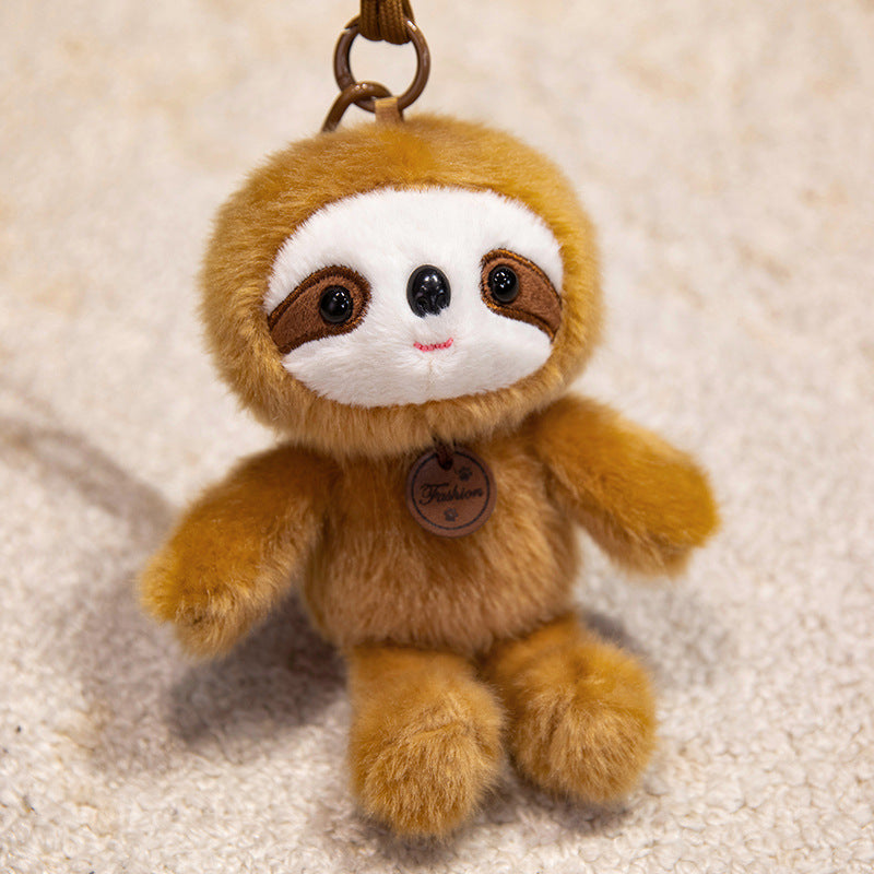 Animal pendant doll keychain wholesale bag hand rope plush toy birthday gift girl doll