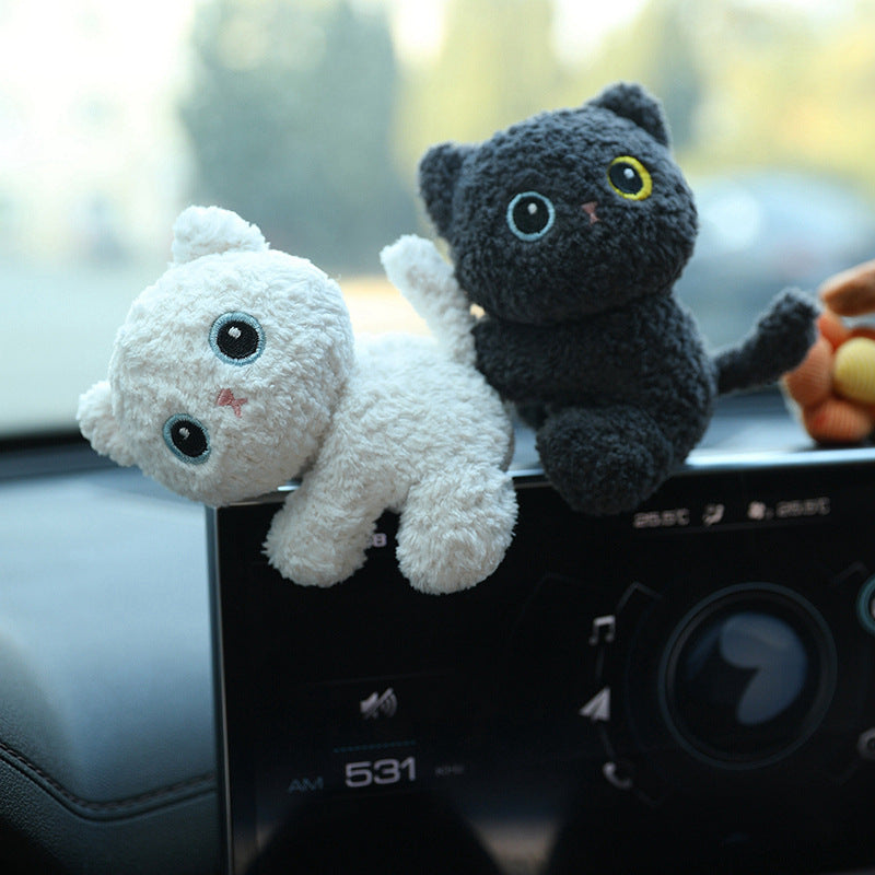 Cute little animals, plush clips, dolls, cute cats, rabbits, desktop ornaments, computer screen ornaments, dolls
