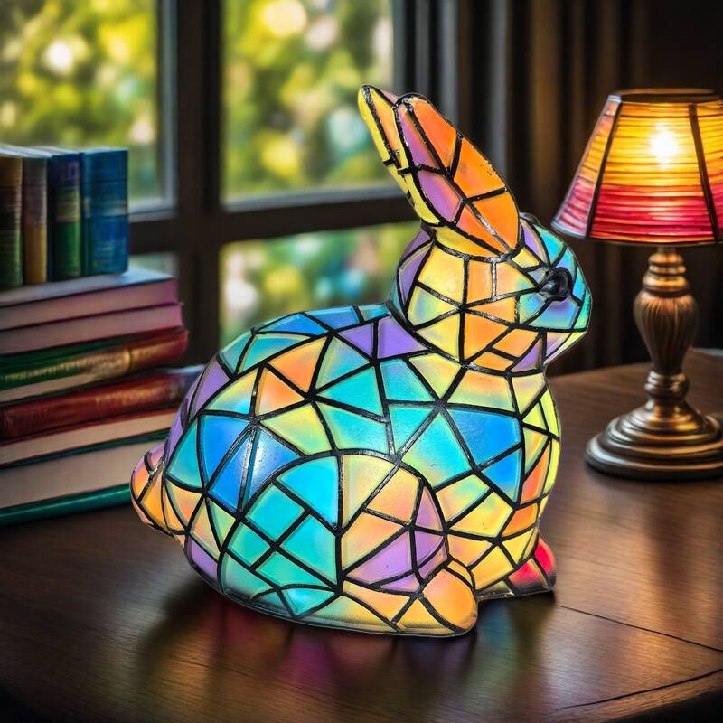 2026 new dog series resin ornament LED night light art animal statue creative home desktop decoration
