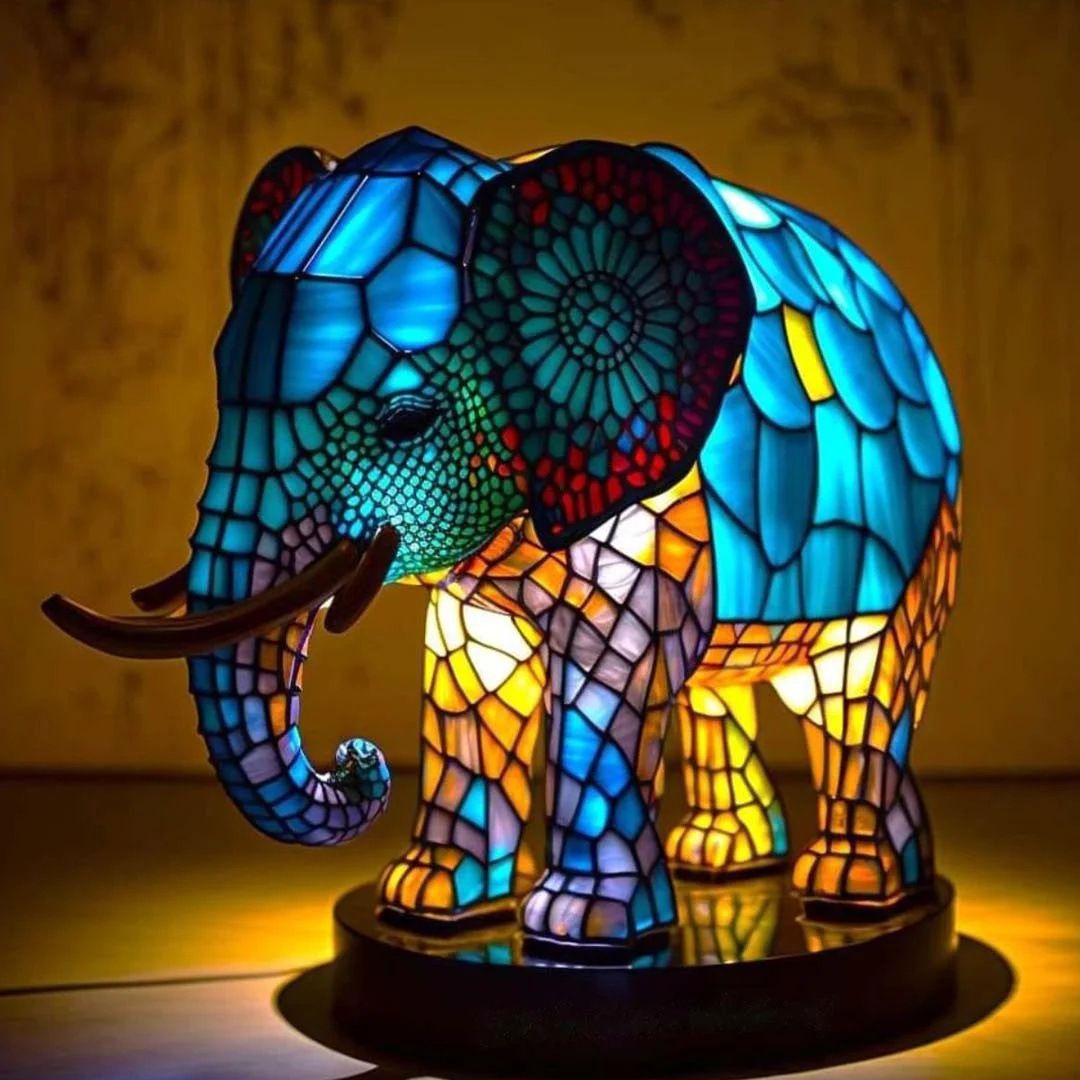 2026 new dog series resin ornament LED night light art animal statue creative home desktop decoration