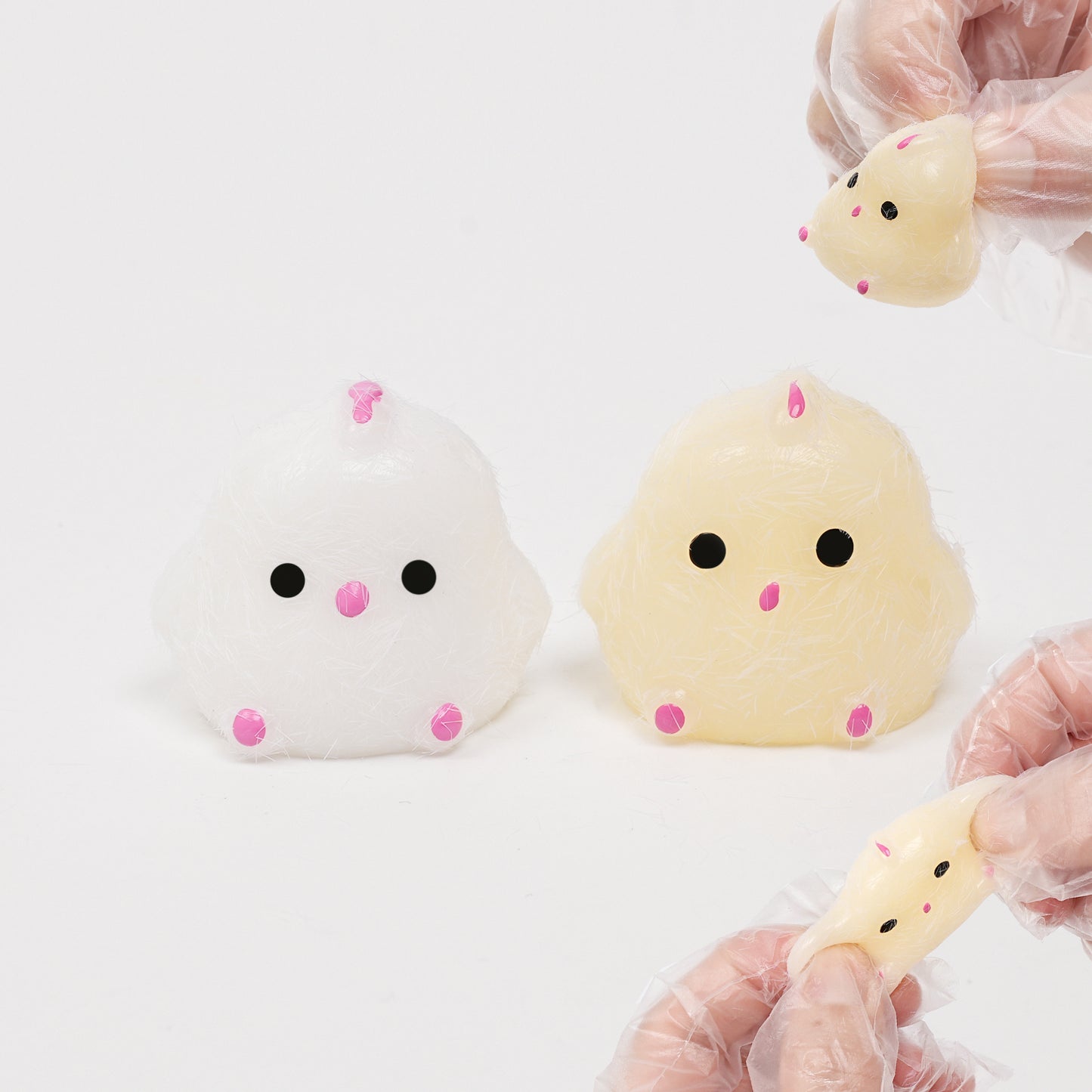 Pethomli 10 Pack Mini Squishy Chicken Squishies Toy, Cute Chicken Squeeze Sensory Toys, Furry Squishy Animal Relief Stress Ball with PVC Packaging Gifts Fidget Novelty Toy for Kids Adults Yellow